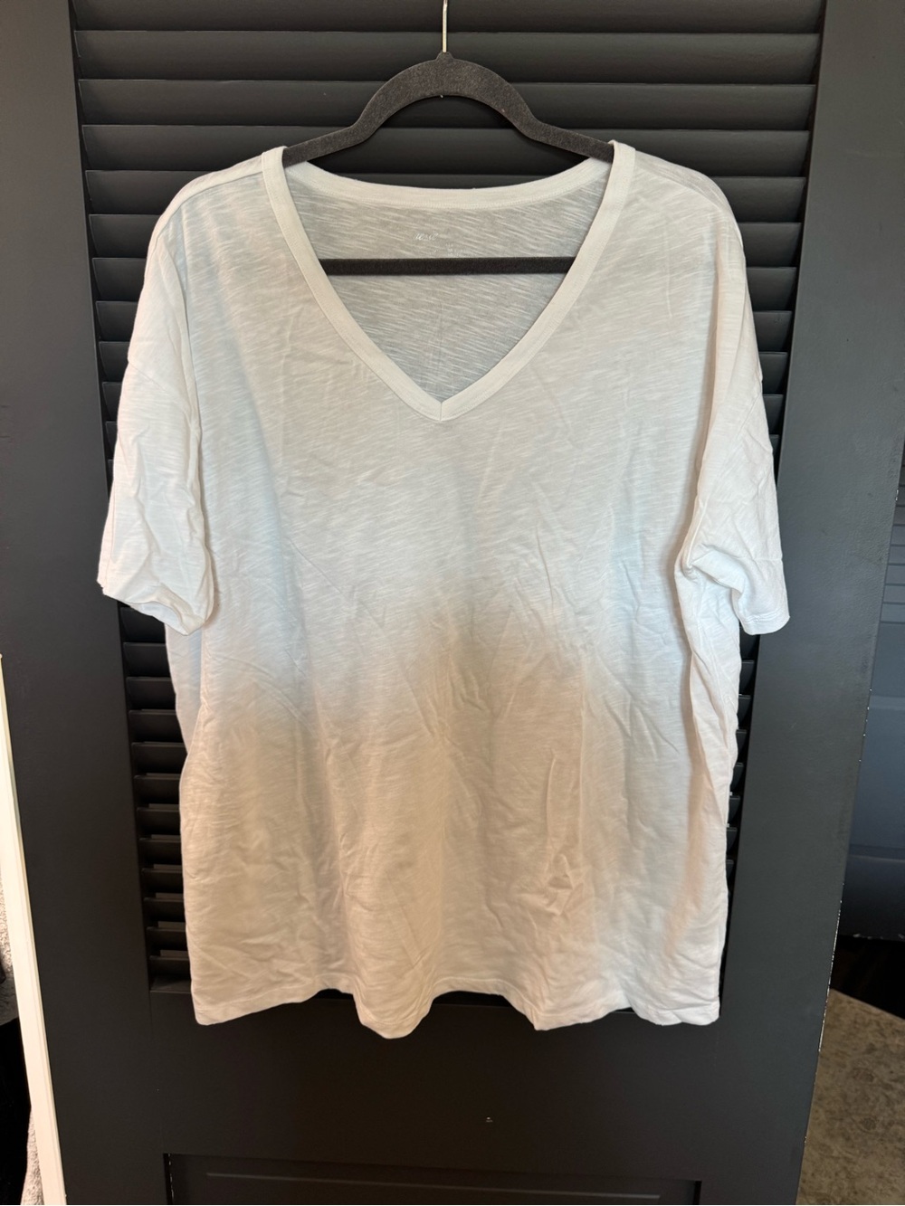 aerie Women's Short Sleeve V-Neck Tee in Light Beige